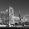 Notre-Dame de Paris and riverside booksellers (before 2019 fire)